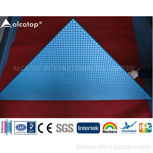 2014 hot selling PVDF aluminum perforated panel